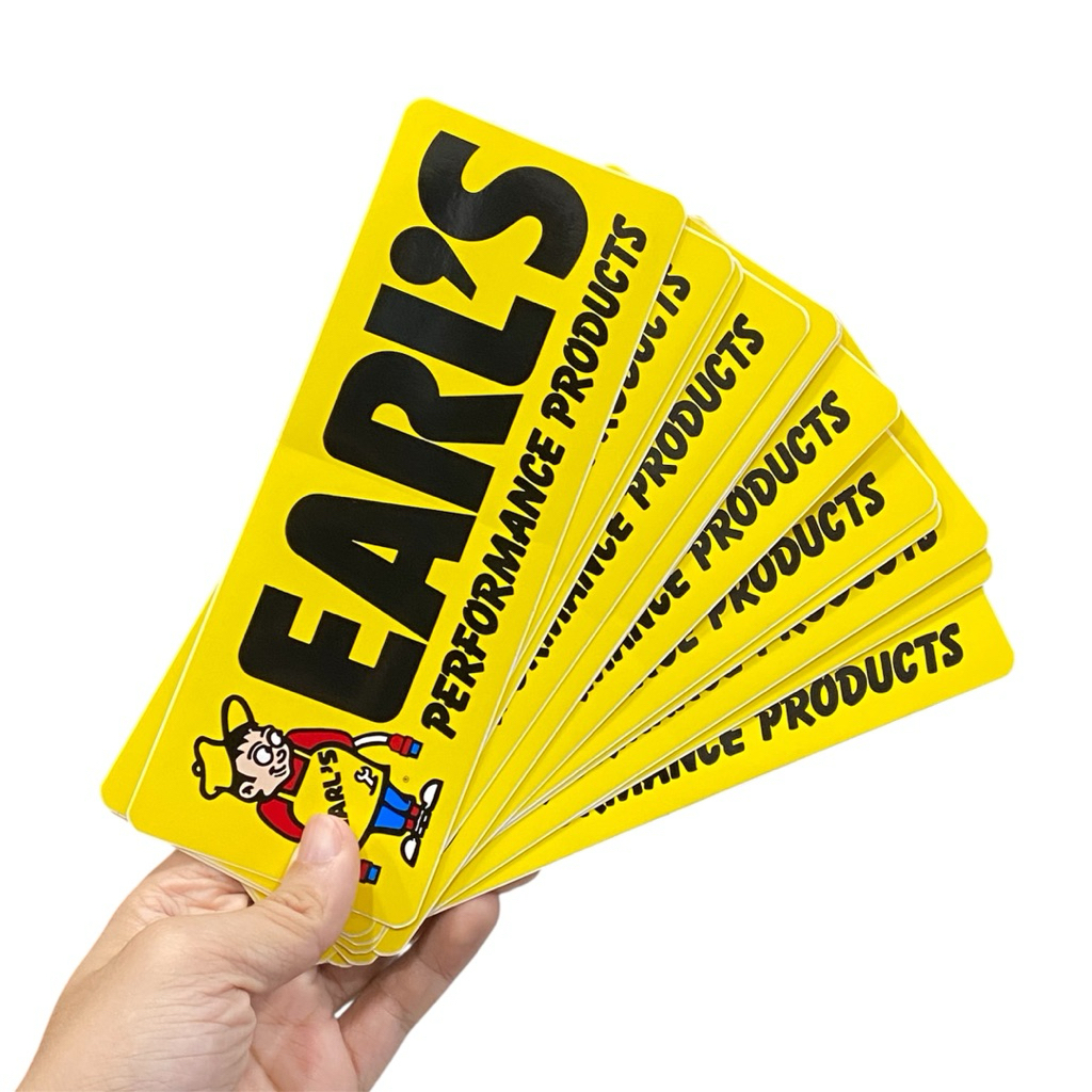 สติกเกอร์EARL’Sแท้ สติกเกอร์เอิร์นแท้ ขนาด8*28cm