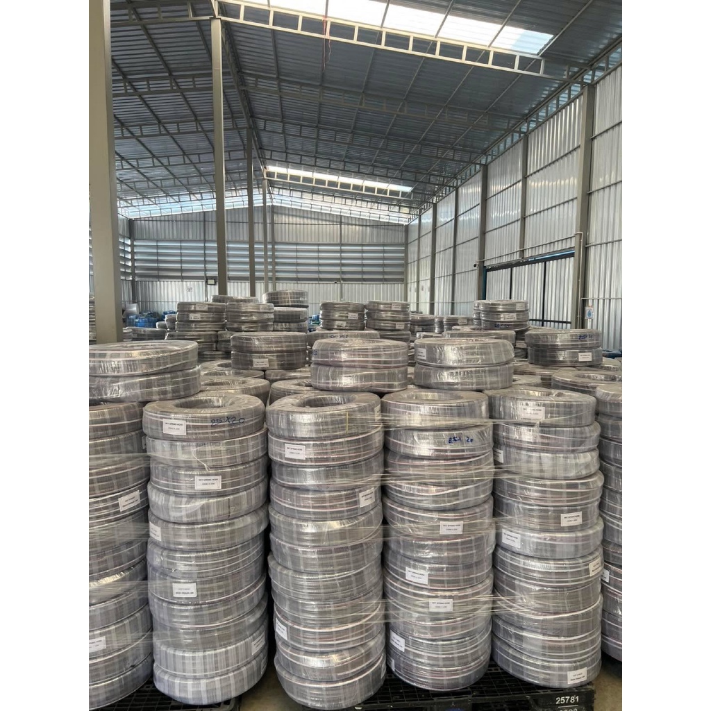 สายดูดใยลวด PVC ขนาด 6 หุน (19mm)  ยาว 10/20 ม. ทนแรงดันสูง แถมตัวรัดฟรี - รูปที่ 7