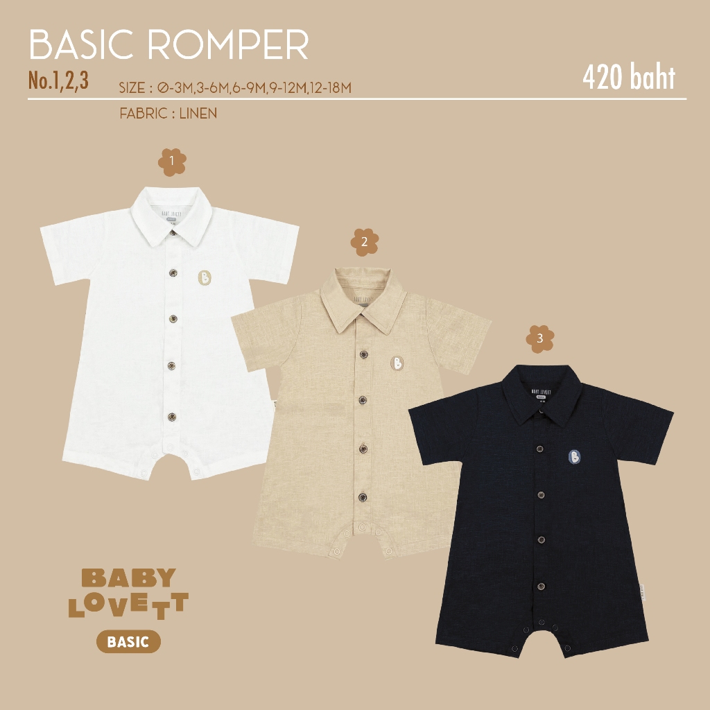 Basic 2025 - Romper/Babylovett