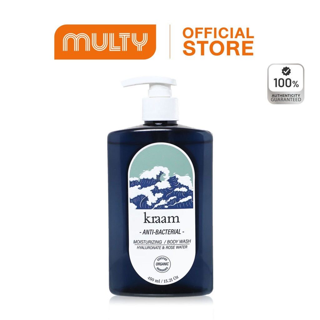 Kraam Bacterial Moisturizing Body Wash  450 ml.ครีมอาบน้ำ