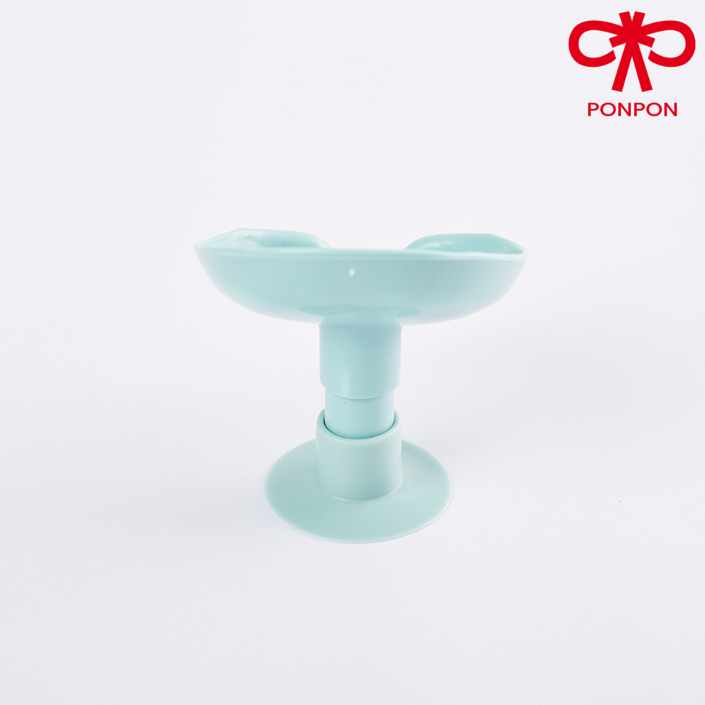 PONPON ที่วางสบู่ดีไซน์สวยงาม พร้อมที่ระบายน้ำ ป้องกันสบู่เละ - รูปที่ 4
