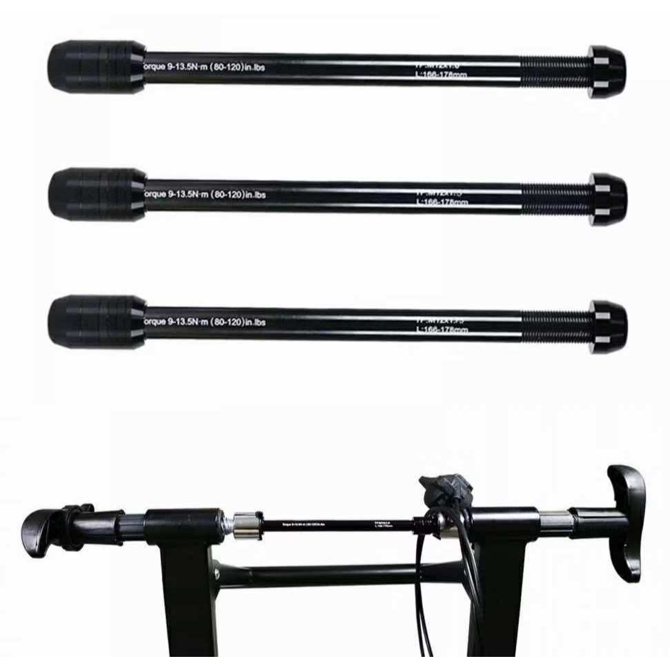 (พร้อมส่ง) ตัวแปลงแกนล้อ ขึ้นปั่นเทรนเนอร์ Thru Axle kit สำหรับเสือหมอบดิสเบรคหรือเสือภูเขาดิสเบรคแกน 12 มม