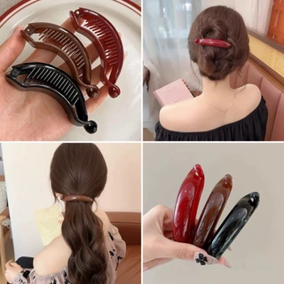 พร้อมส่ง!🇹🇭 ราคา/ชิ้น Banana Curve Hair Clip กิ๊บหนีบผมโค้งทรงกล้วย สไตล์มินิมอล หนีบแน่นไม่หลุด เนื้องานเกาหลี คุณภาพดี