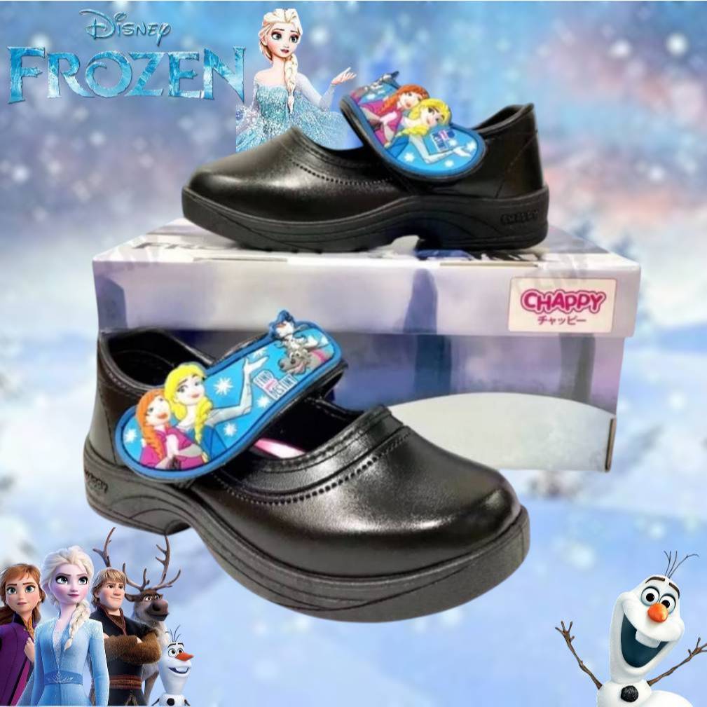 CHAPPY รองเท้านักเรียนหญิง รองเท้าหนัง Frozen รุ่น CF-226
