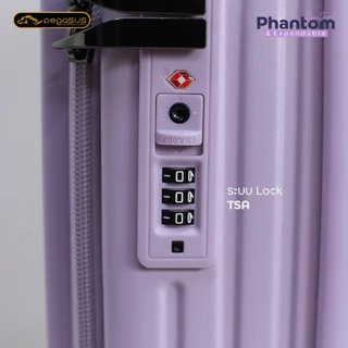 Pegasus กระเป๋าเดินทางเปิดหน้า ขยายข้างได้ รุ่น Phantom ขนาด 20 นิ้ว 24 นิ้ว และ 28 นิ้ว