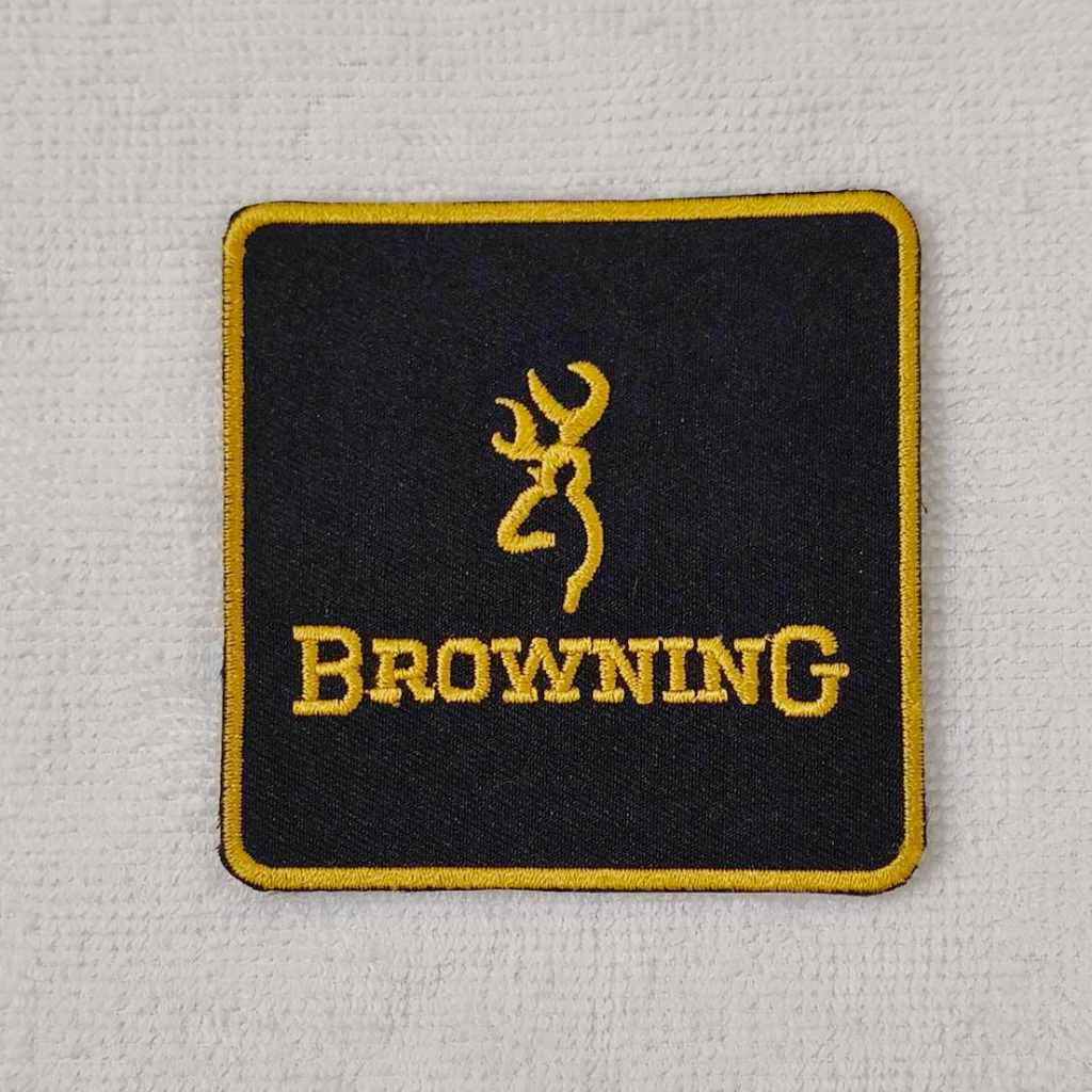 อาร์ม ตัวรีด อาร์มติดเสื้อ ลาย ทหาร Browning Iron on Patch บราวนิง ซิกเซอเออร์ ตกแต่งเสื้อผ้า Sticke