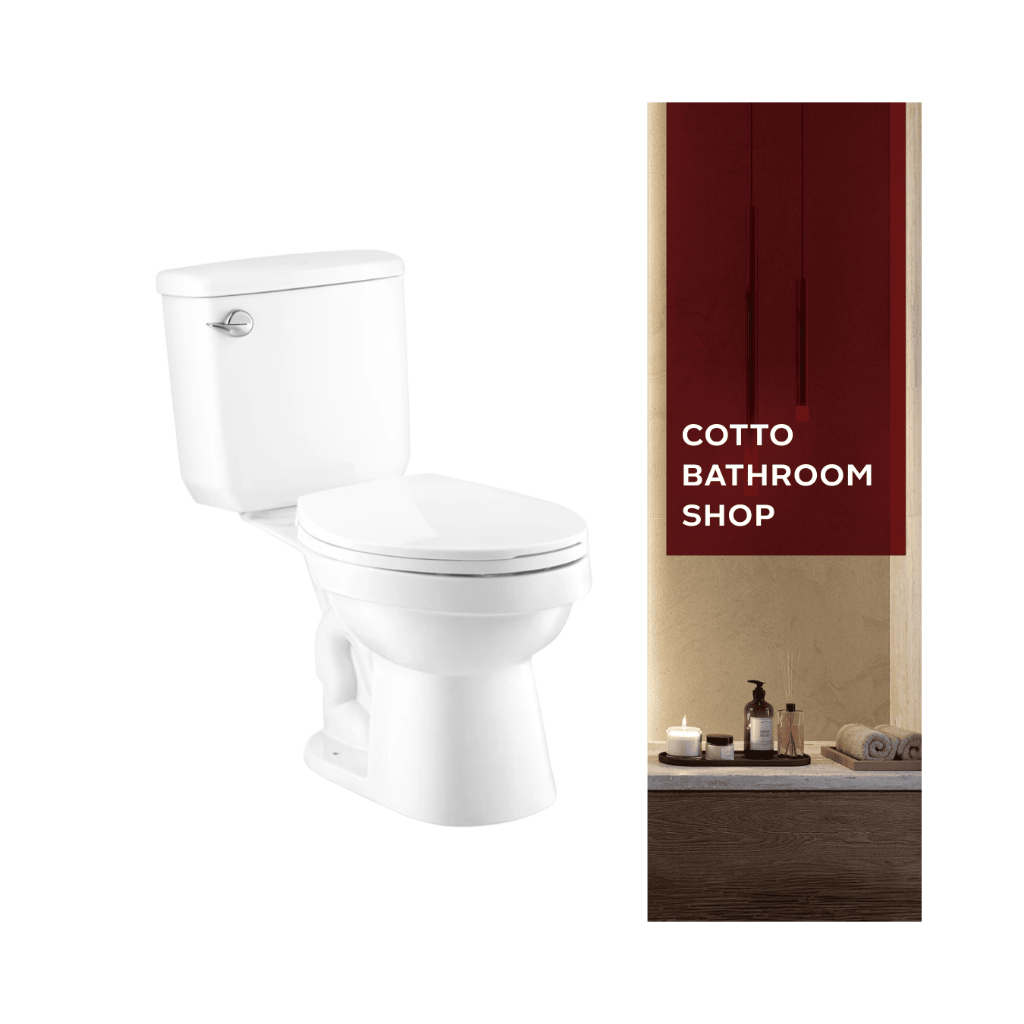 COTTO สุขภัณฑ์แบบสองชิ้น รุ่น C13930 Alex CIT 6L