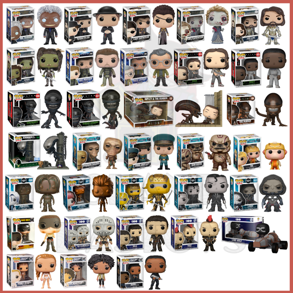 {PRE-ORDER} Funko Pop! MOVIES : Pride Prejudice, Warcraft, Alien, Valerian, Ready Player One, Mad Ma