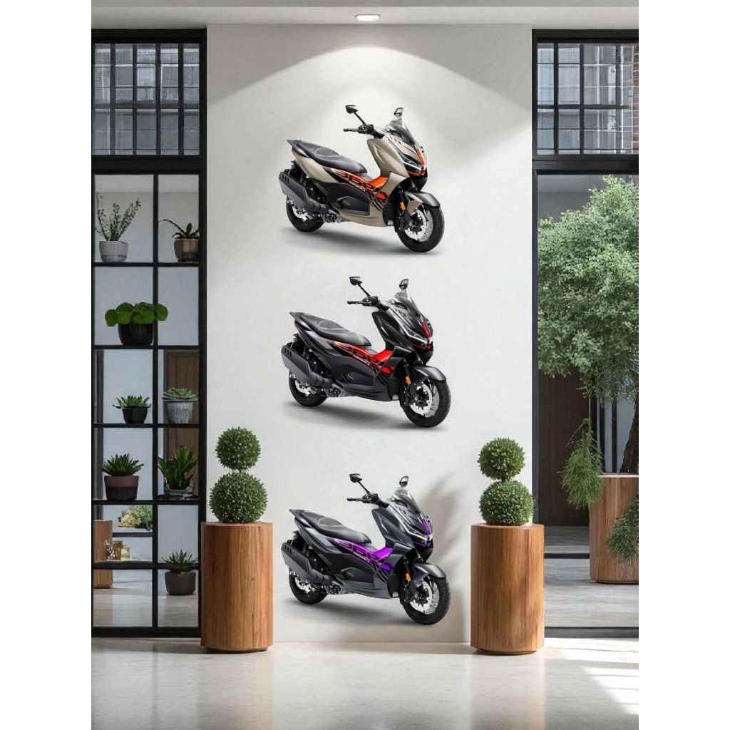 พร้อมส่ง ZONTES 368D  อุปกรณ์แต่งรอบคัน ฟิลม์ สติ้กเกอร์กันรอย ฝาปั๊มบน แผ่นวางเท้า ตัวจับโทรศัพท์ ก