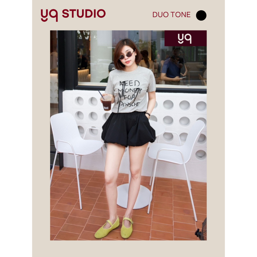 A545 YQ KOREAN SHOP Boston Pants กางเกงบอลลูน ป้าย YQ