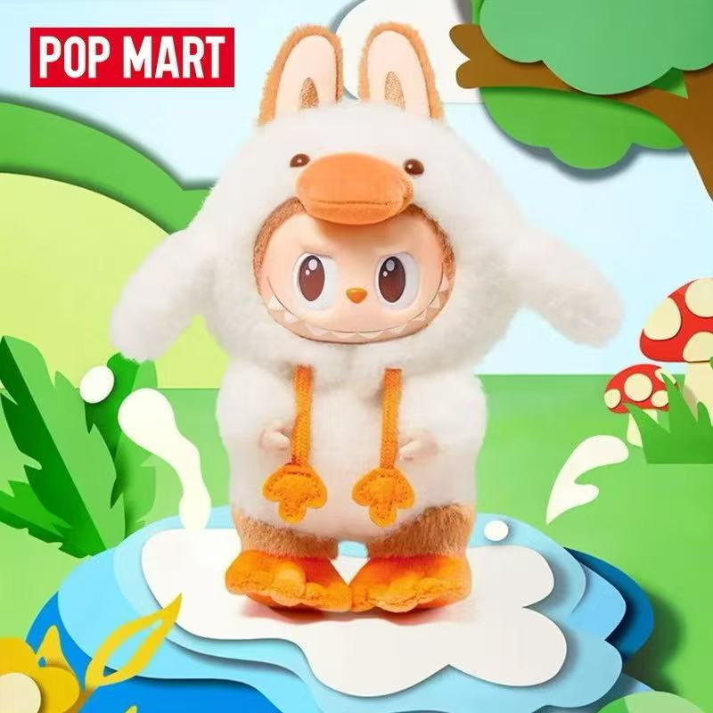 POP MART[ของแท้ 100%]  Labubu Duck Forest Fairy Tale Duck Costume