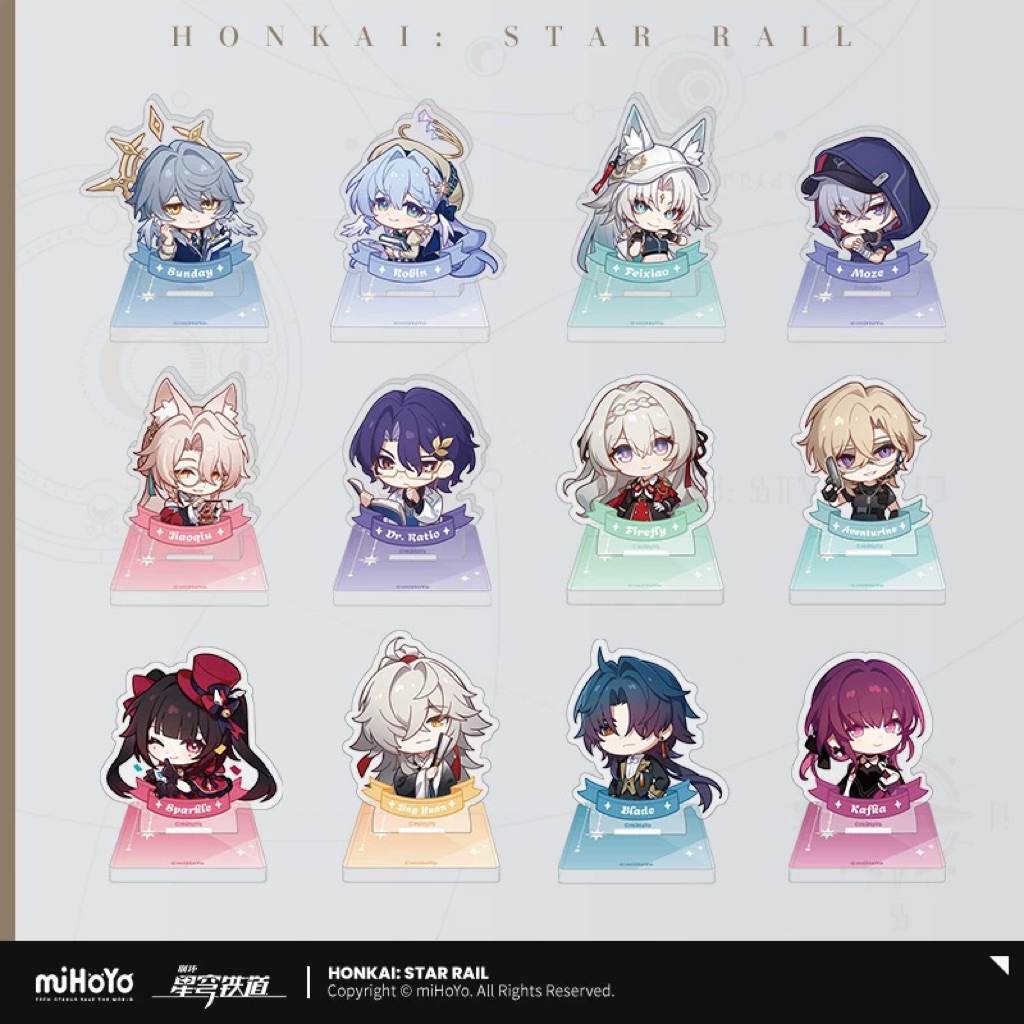 [พร้อมส่ง] Official แท้ ตัวปั้ม Firefly/Jingyuan/Kafka/Blade/Aventurine/Sparkle/Hanabi Honkai Star r