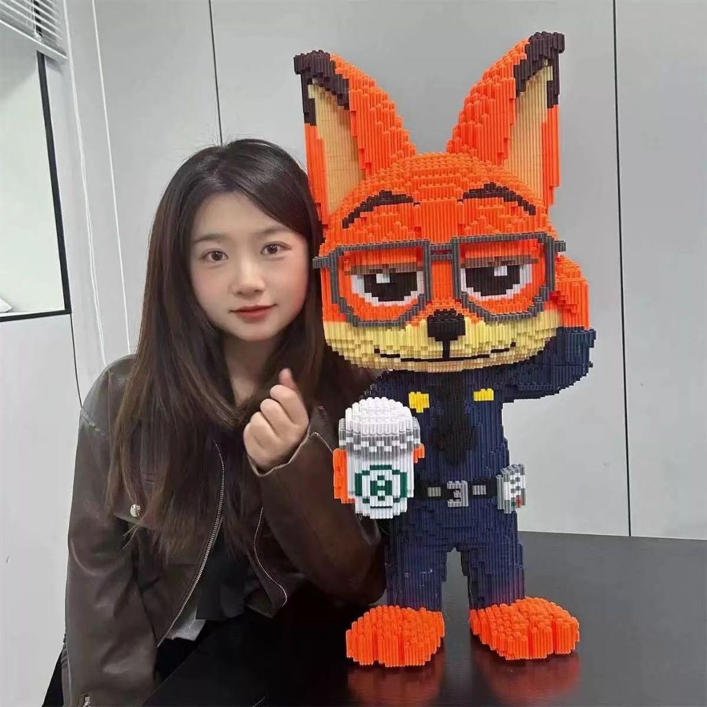 พร้อมส่ง!!! ขนาดใหญ่ บล็อกตัวต่อ บล็อกอาคาร3D บล็อกตัวต่อเลโก้ ของเล่นเด็ก