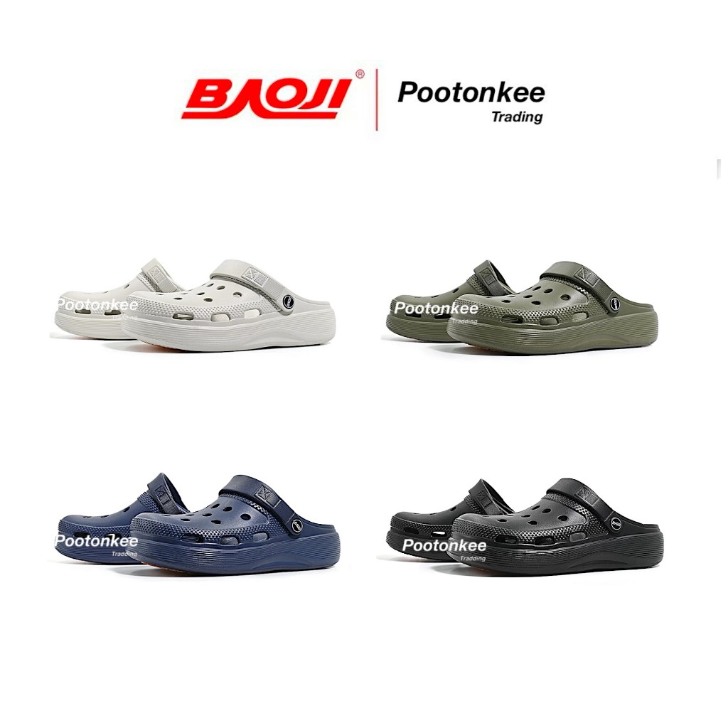 BAOJI บาโอจิ รุ่น Bo41-807 รองเท้าแตะ รองเท้าหัวโตผู้ชาย