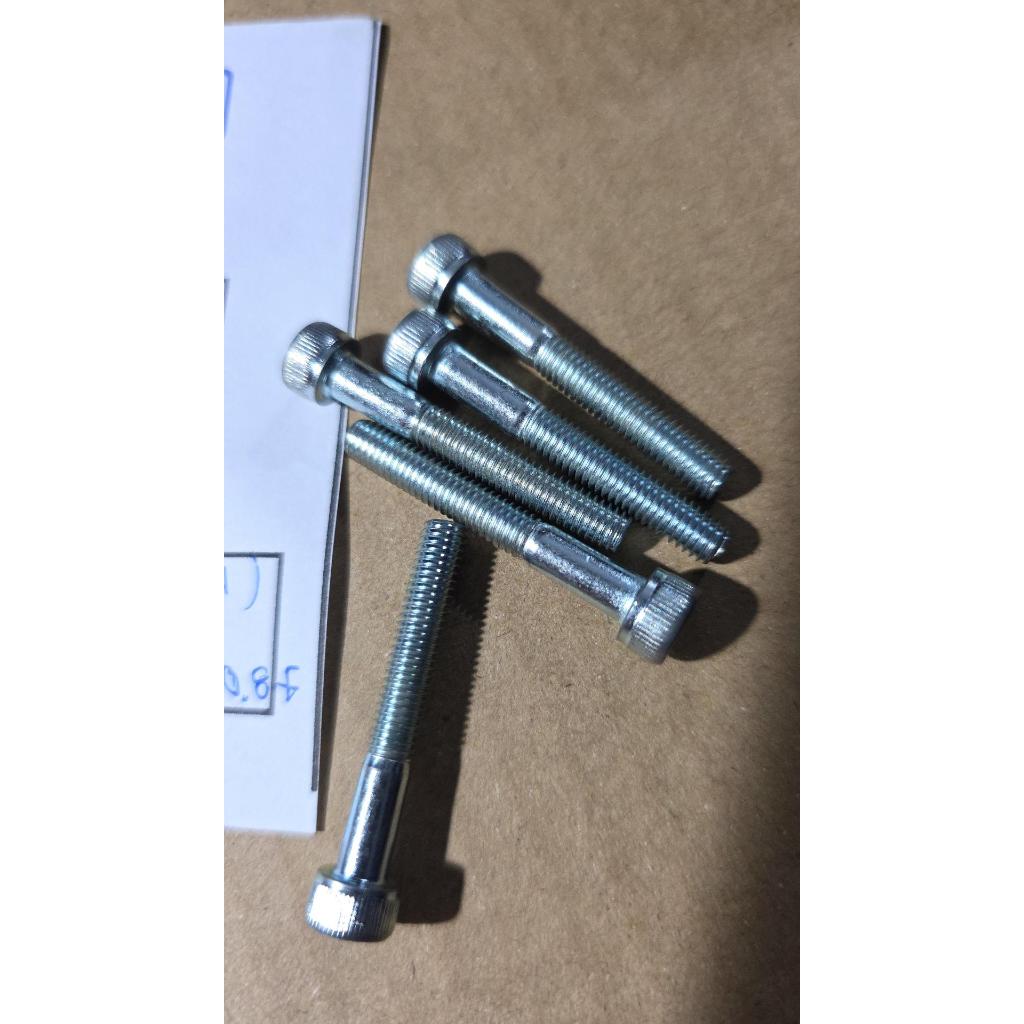 HBS-5X35(W) น็อตหัวจม เกลียวไม่ตลอด M5X35-0.8F สินค้าคงเหลือ/ชิ้น = 73 (PK-D058)