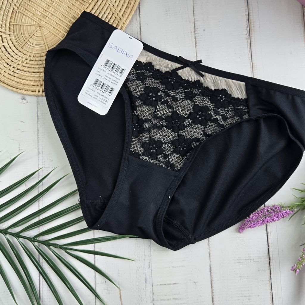 Sabina กางเกงในทรงบิกินี่ Habpy Twenty Five รหัส HUQ24009 สีดำ