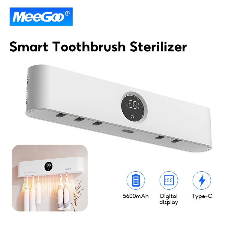 MeeGoo กล่องเก็บแปรงสีฟัน Toothbrush Holder ที่ใส่แปรงสีฟัน ที่เก็บแปรงสีฟัน เหมาะสำหรับห้องน้ำ