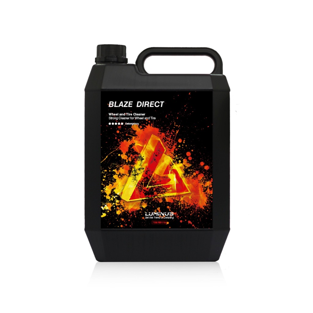 LUMINUS Blaze Direct, Wheel/Tire Cleaner, น้ำยาทำความสะอาดล้อและยาง 4L