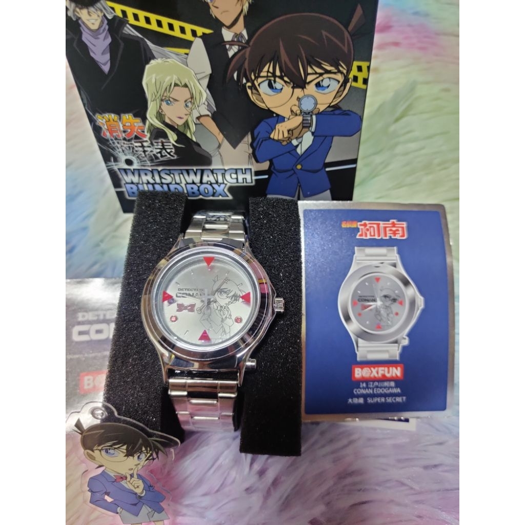 (พร้อมส่ง)นาฬิกาโคนัน WRISTWATCH BLIND BOX แบบเลือกตัว เป็นสินค้าใหม่ แกะกล่อง