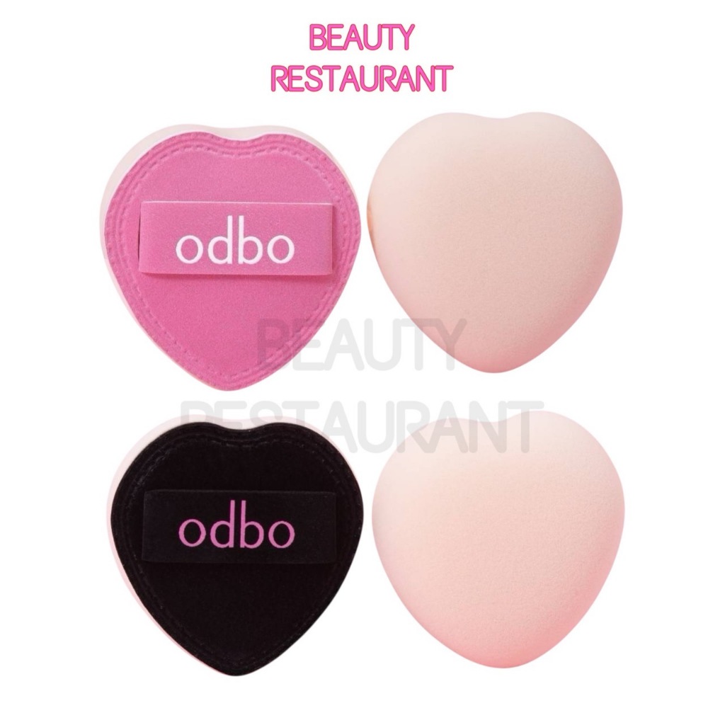 OD8077 พัฟ พัฟแต่งหน้าหัวใจ โอดีบีโอ ODBO Heart Pop Tiny Puff