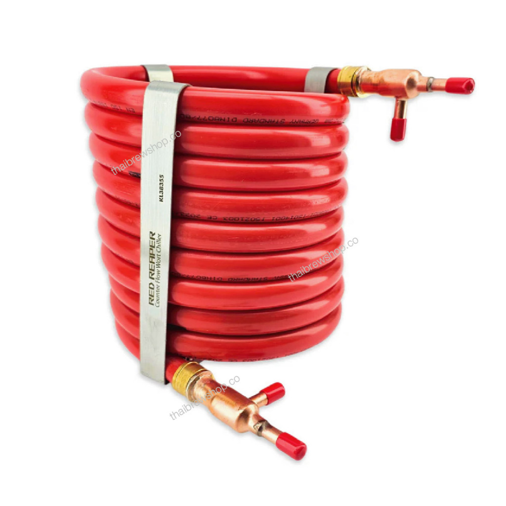 Red Reaper – Copper-PEX Counter Flow Chiller – duotight compatible
