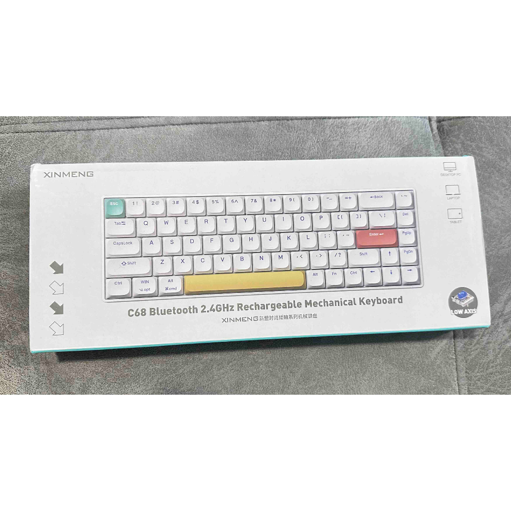 คีย์บอร์ดไร้สาย XINMENG C68 Mechanical Keyboard มือสอง (สภาพใหม่)
