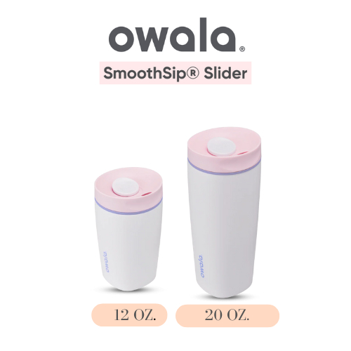 พร้อมส่ง แก้วเก็บความเย็น Owala SmoothSip Slider สี Candy Coated 🌸🎀