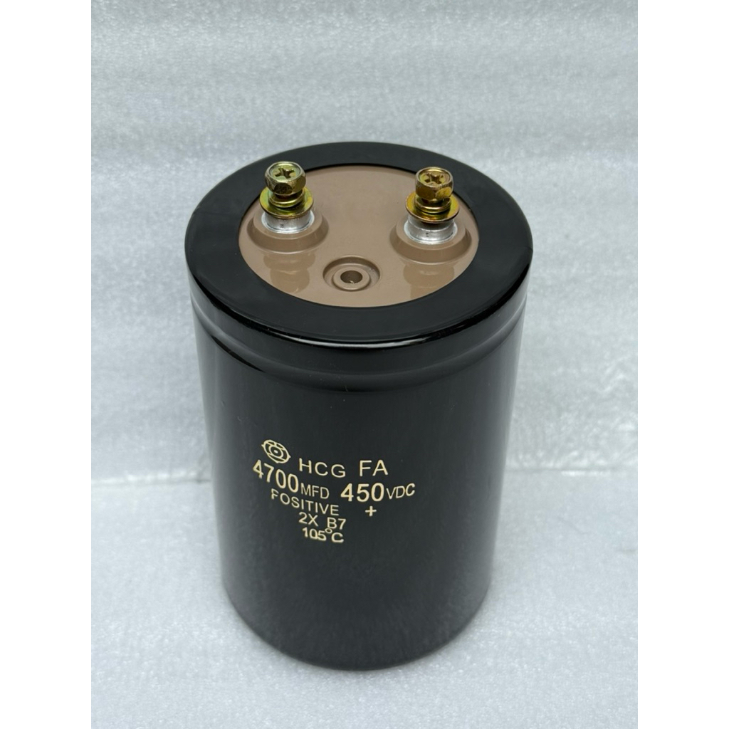 (1ตัว) C 4700UF 450V Hitachiใหม่ 75x115mm ค่าบวก-ลบ20%วัดค่าได้ตามเกณฑ์ตรวจสอบก่อนส่งทุกชิ้น C4700UF