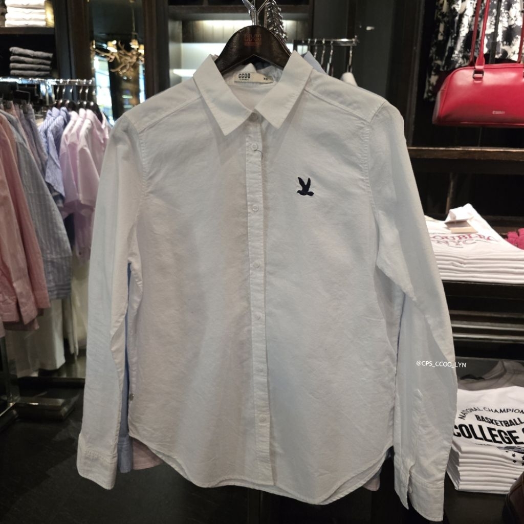 🛍 เสื้อเชิตแขนยาว CC DOUBLE O CCOO ผู้หญิง คอลใหม่ล่าสุด ของแท้💯% จัดส่งพร้อมถุงShop