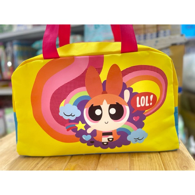 กระเป๋าเดินทางใบใหญ่ The Powerpuff Girlsขนาดยาว44*สูง26*กว้าง16