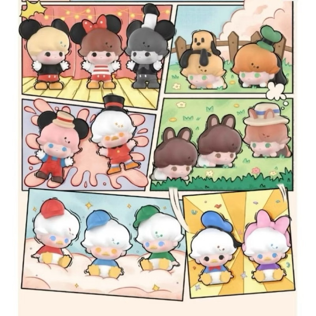 🇹🇭 พร้อมส่งจากไทย 🇹🇭Dimoo POP BEAN DIMOO WORLD × DISNEY Classic Series แบบระบุตัว รับประกันของแท้100%
