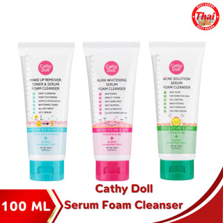 Cathy Doll Serum Foam Cleanser(1pcs) เคที่ดอลล์ แอคเน่ เซรั่…