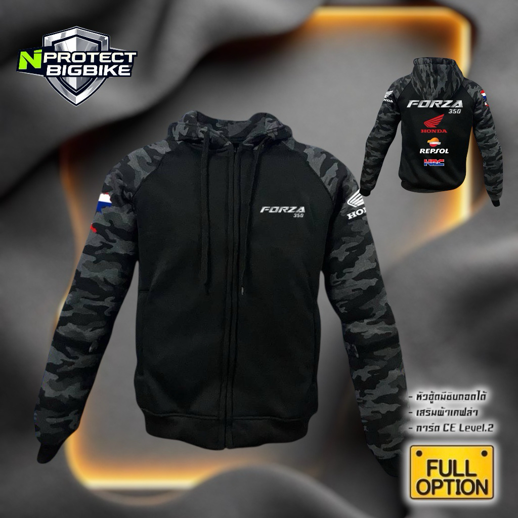 เสื้อการ์ด HONDA FORZA350 2025 รุ่น Full Option มีของพร้อมส่งทันที