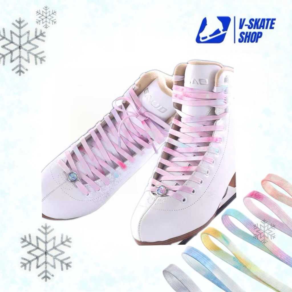 V-Skate เชือกรองเท้าไอซ์สเก็ต ฟิกเกอร์สเก็ต 240 260 300 เซนติเมตร