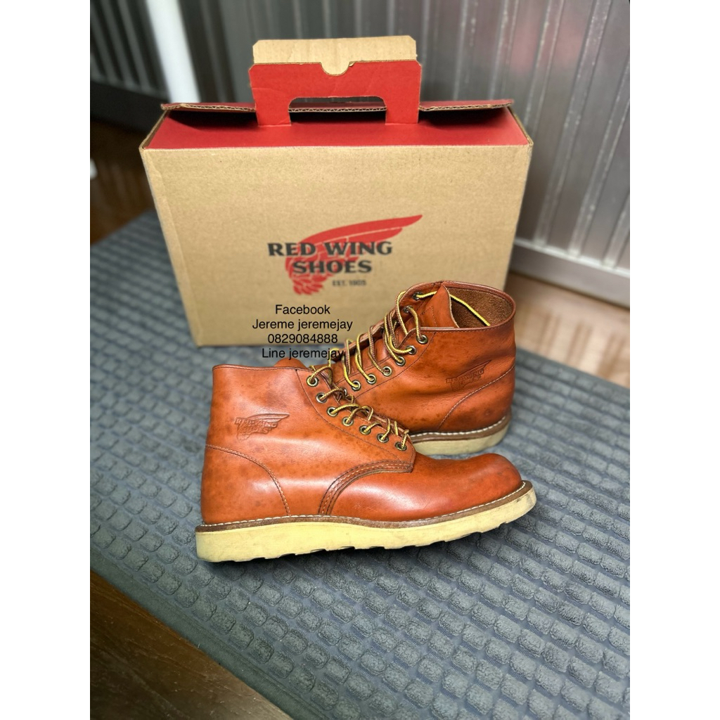 รองเท้า red wing 8166 เบอร์ 6 us “แท้/มือสอง”  made in USA มีกล่อง