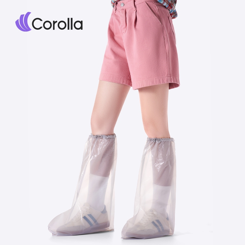 Corolla Rain Boots ถุงคลุมรองเท้า ถุงกันฝน ถุงกันน้ำ ถุงพลาสติกคลุมรองเท้า ถุงกันเปื้อน เหมาะกับหน้าฝน ใช้ใส่กันฝน - รูปที่ 2