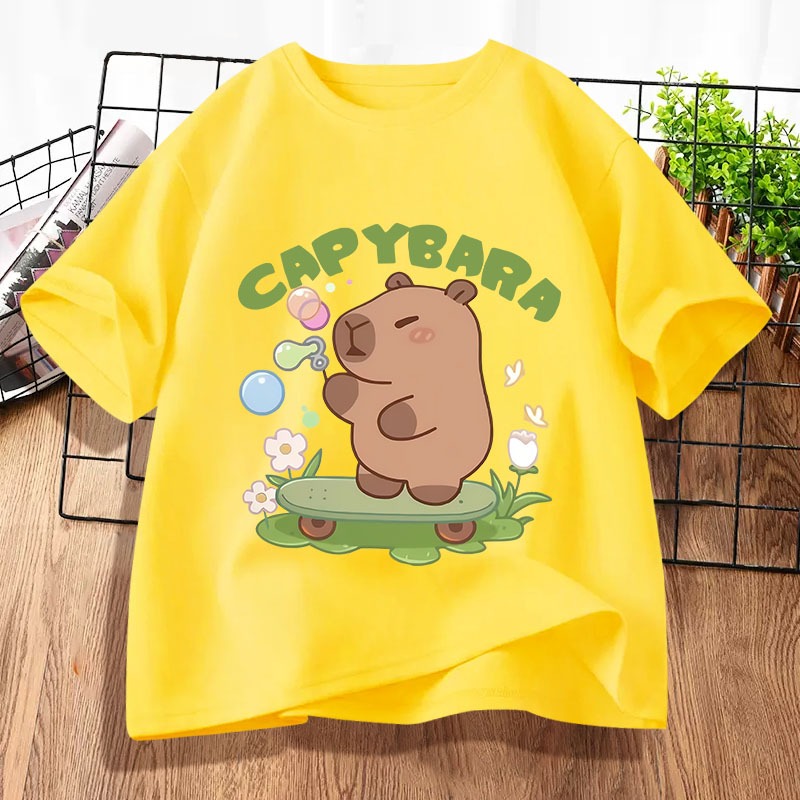 D1144เสื้อยืดแขนสั้น ใส่ได้ทั้งชายและหญิง ลายแฟชั่นสวย
