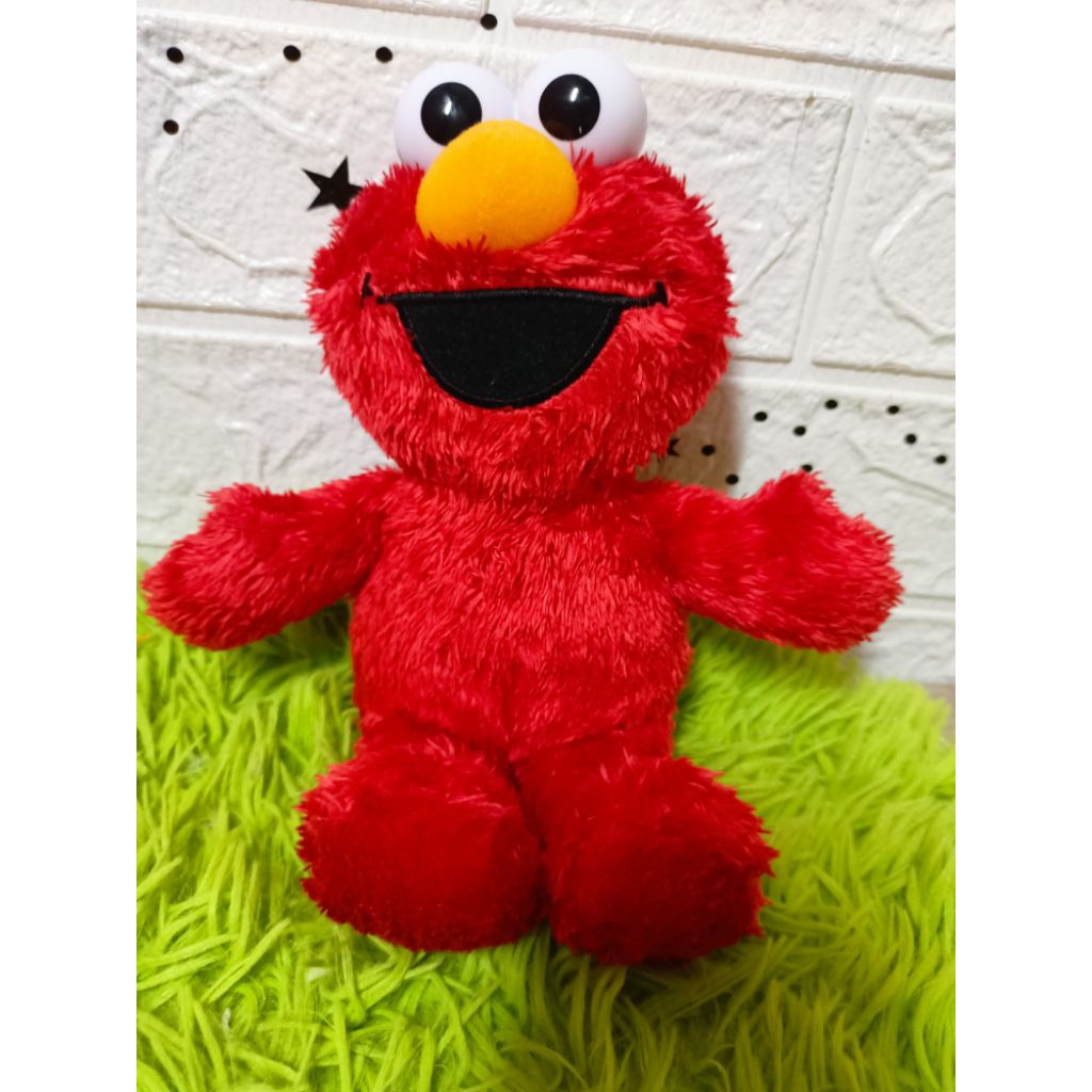 ตุ๊กตา Elmo ป้าย Sesame Street 