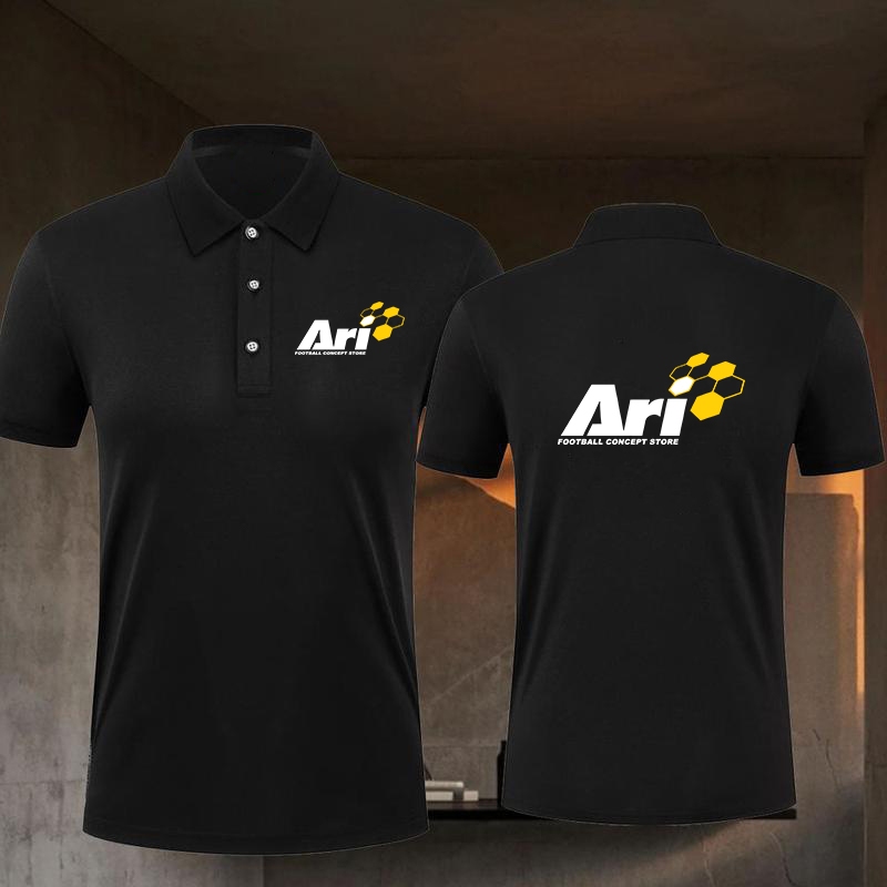 Ari Football Sports Polo Shirt Ari Football Pattern Adult Cotton Comfortable Breathable Polo Shirt M