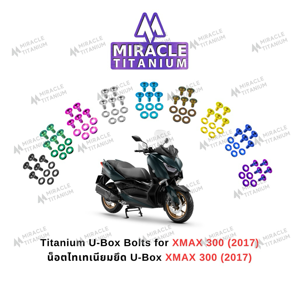 X-MAX (2017) U-Box Bolts ยึด U-Box