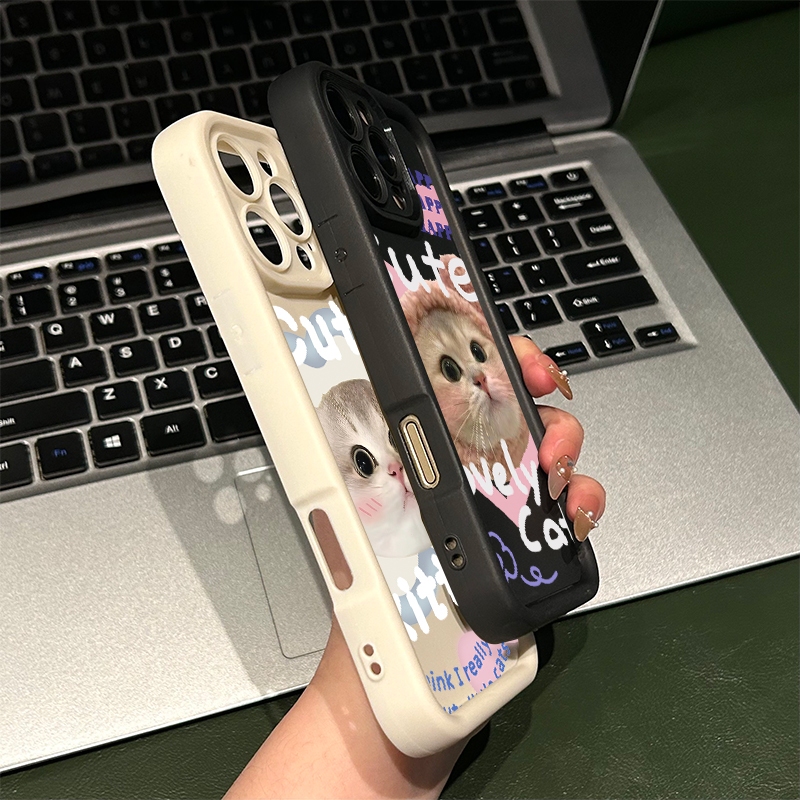 แมวน้อยน่ารัก เคส  Vivo Y17/Y12/Y15/Y11/Y12i Y17s/Y28 5G Y20/Y20i/Y20s Y11S/Y12S Y50/Y30/Y30i Y17/Y12/Y15/Y11/Y12i ราคา ถูกที่สุด ดีลบีเคเค แกลเลอรีภาพที่ 9