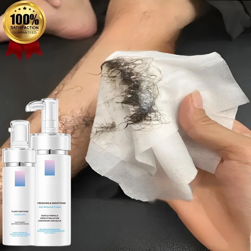 มูสกําจัดขนอ่อนโยน 100% ของแท้คโฟมกําจัดขน ครีมกำจัดขนรักแร้ แขน ขา ส่วนลับ กําจัดขน กำจัดขนไม่เจ็บปวด/มูสกําจัดขน