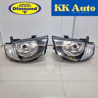 ไฟหน้า MITSUBISHI TRITON ปี 2005-2014 สีขาว รถมีแคปและ4ประตู…