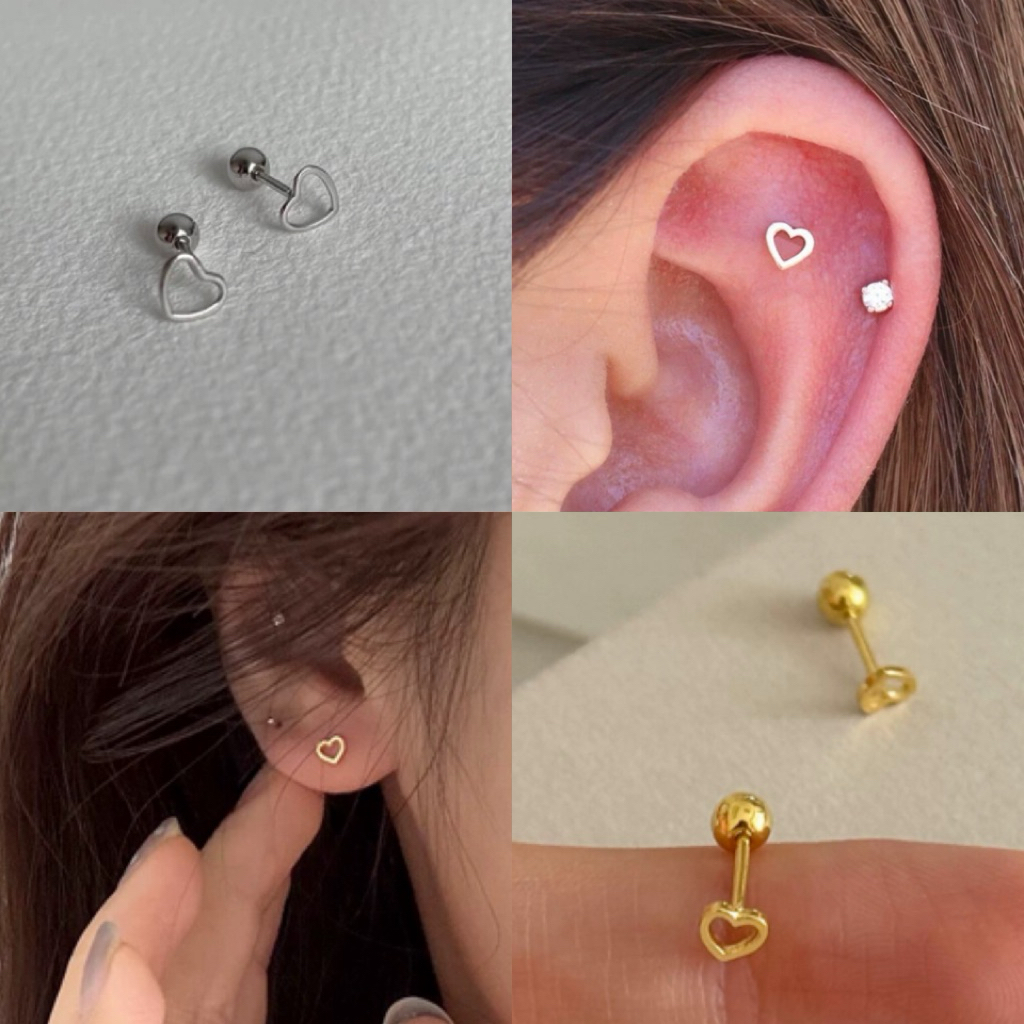 ♡♡ มีส่งด่วน ♡♡ (1คู่) จิวหู ต่างหูจิว ต่างหูเงิน  พร้อมส่ง