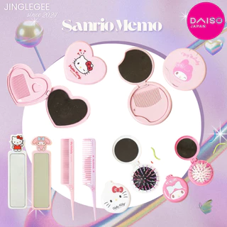 Daiso korea กระจก หวี Hello Kitty, Mymelody Sanrio ไดโซะเกาหลี