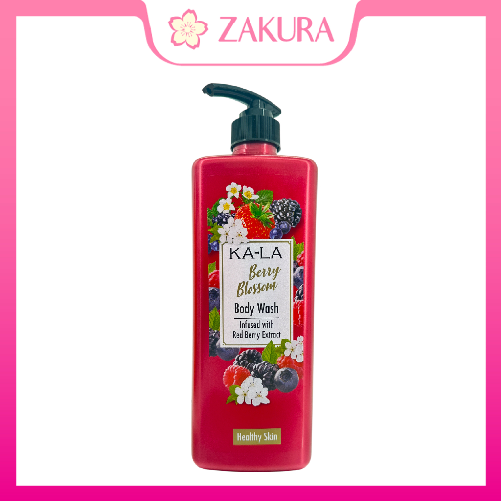 KA-LA Body Wash 1000ml - Berryblossom/ Whitesakura/ Honey Peach