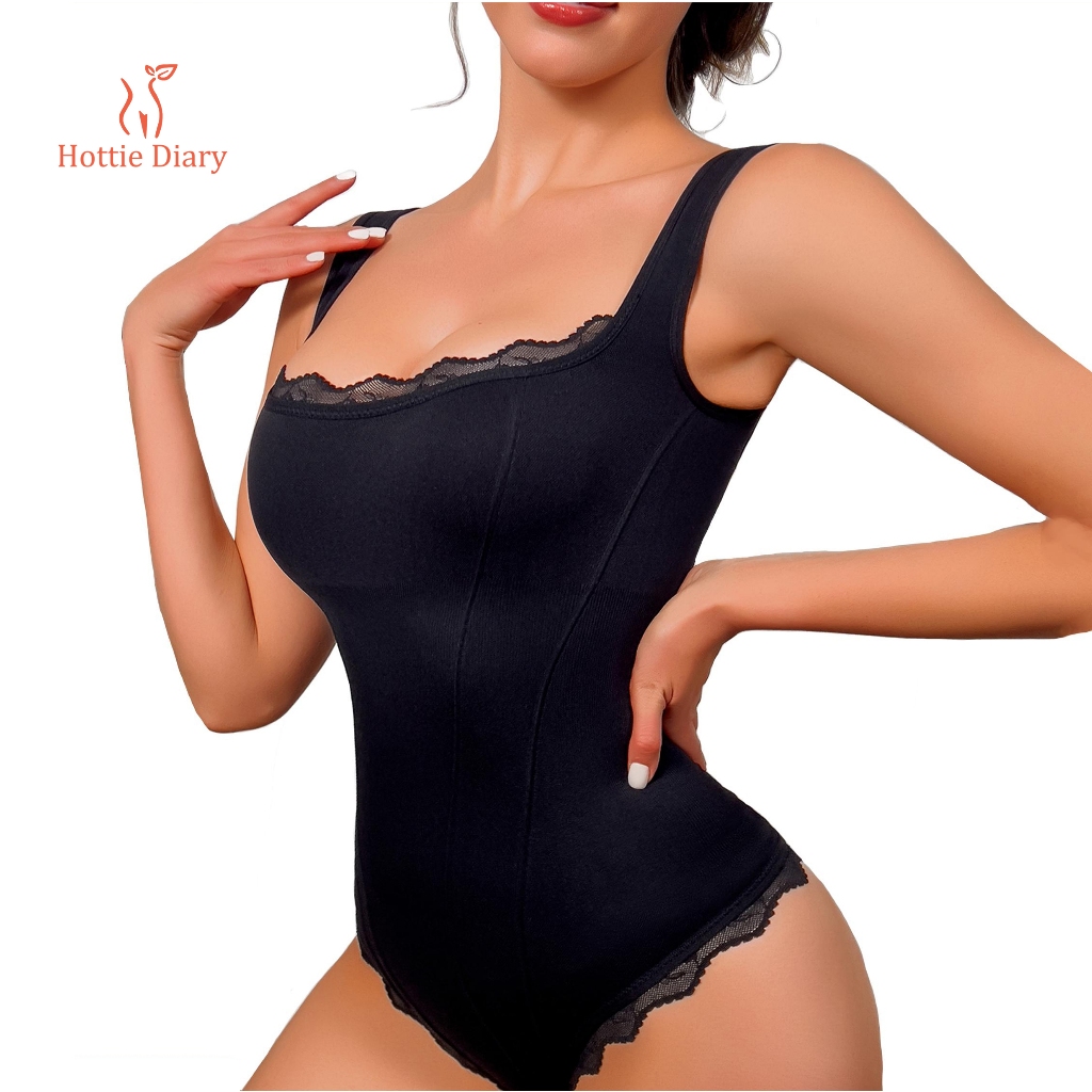 [Hottie Diary] เสื้อกล้ามไร้ตะเข็บแต่งขอบลูกไม้สำหรับผู้หญิง – ระบายอากาศได้ดีและสวมใส่สบาย