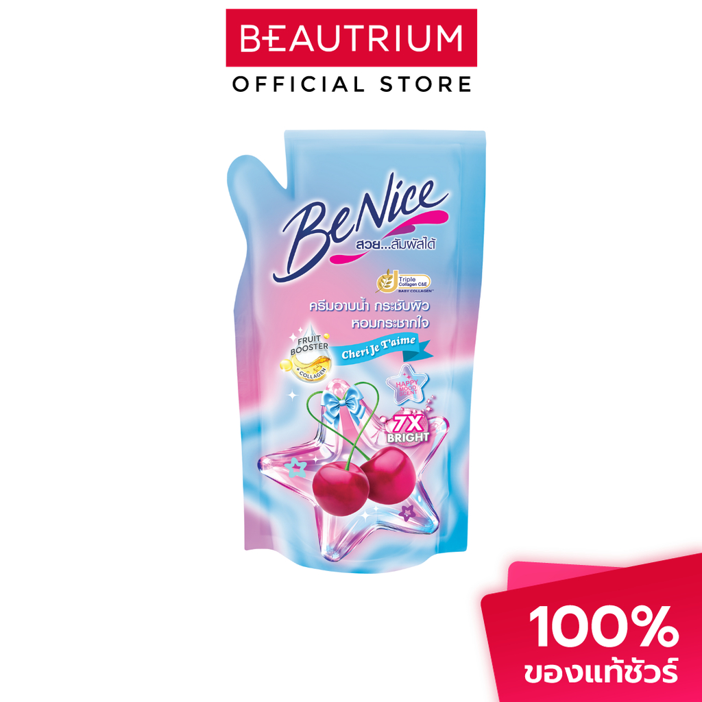 BENICE Cheri Je T’Aime Shower Cream Refill ผลิตภัณฑ์ทำความสะอาดผิวกาย 400ml