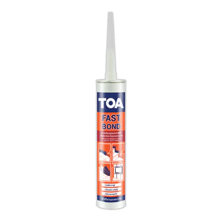 TOA Fast Bond ฟาส บอนด์ ทีโอเอ กาวตะปู 320ml. |หลอด|TTR Store