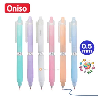 ปากกาเจล Oniso หมึกน้ำเงิน 0.5 มม.รุ่น CANDY สีหวาน FD003 เปลี่ยนไส้ได้ แห้งไว ปากกาโอนิโซะ gel pen
